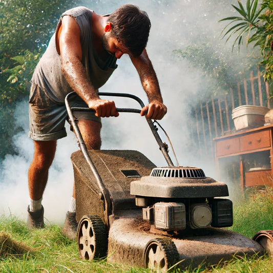 Cordless lawn mower battery powered
