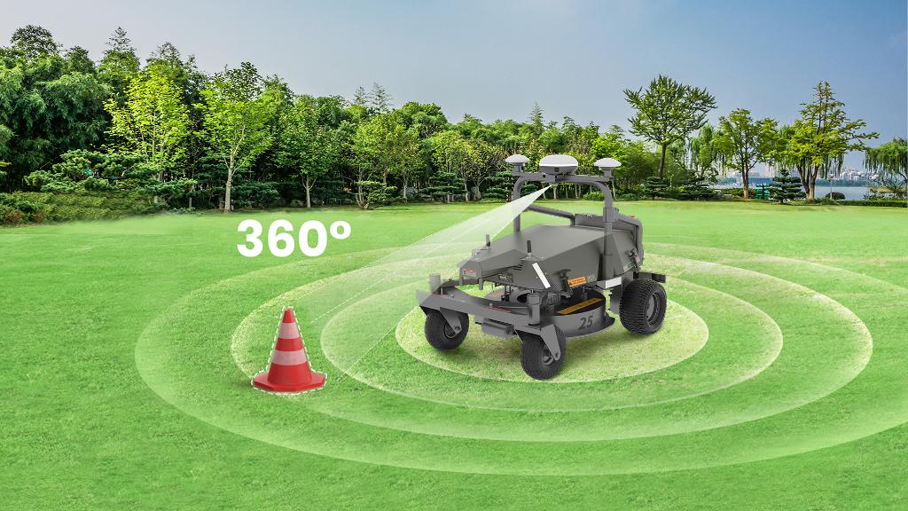 FJ Dynamics autonomous commercial mower