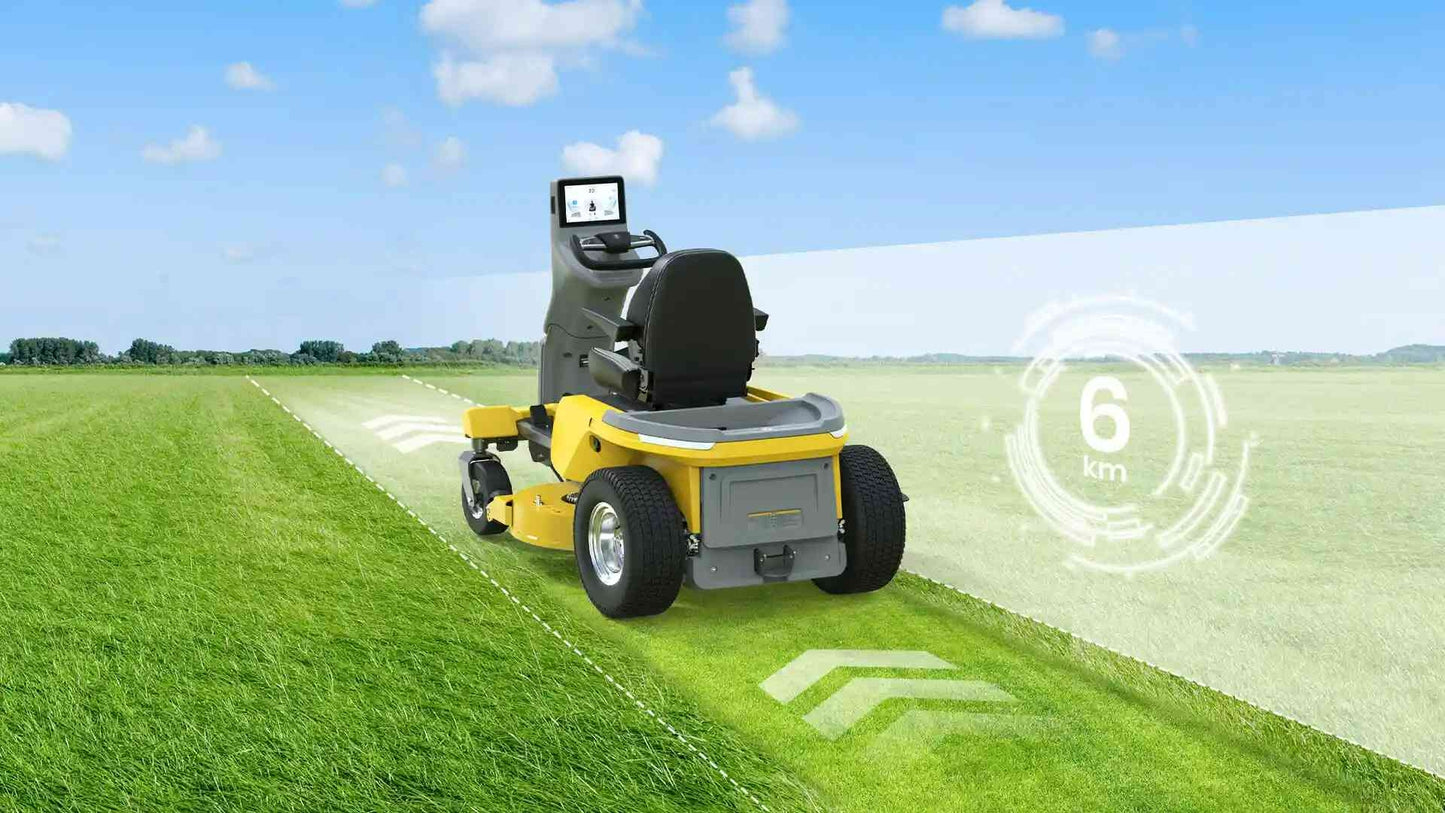 Smart battery mower RTK