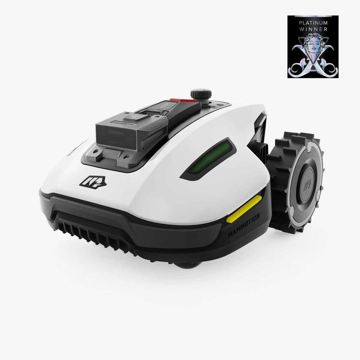 Mammotion YUKA mini 600 Robot Lawn Mower in White – Wire-Free Mower for Lawns up to 600m²