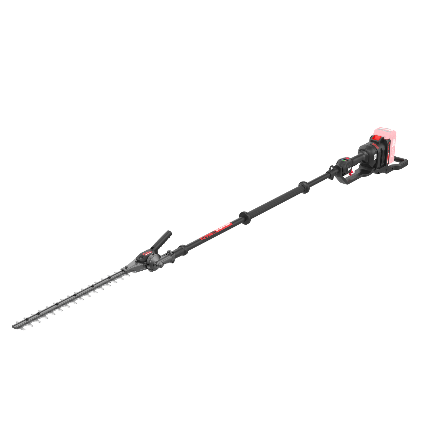 Kress Commercial KC270.9 60V 55cm Long Shaft Articulating (145º) Pole Hedge Trimmer