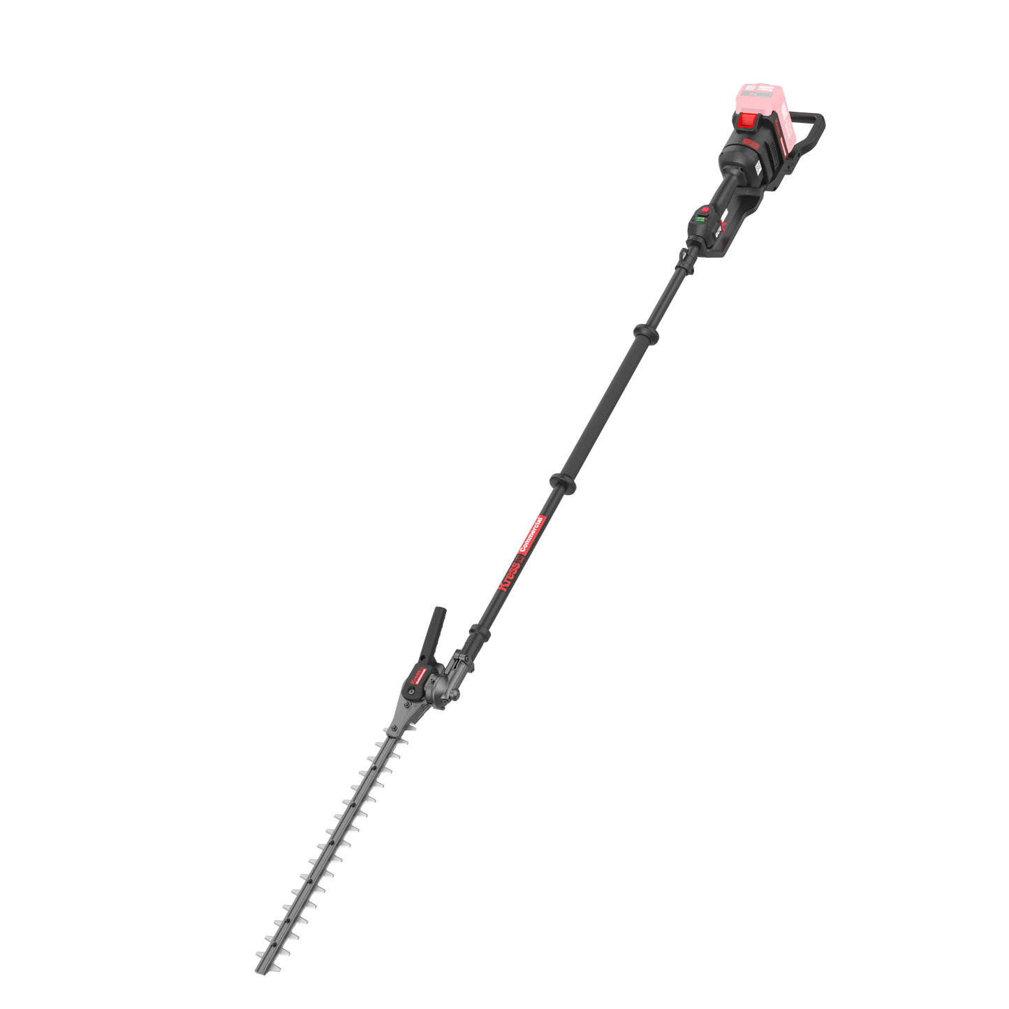 Kress Commercial KC270.9 60V 55cm Long Shaft Articulating (145º) Pole Hedge Trimmer
