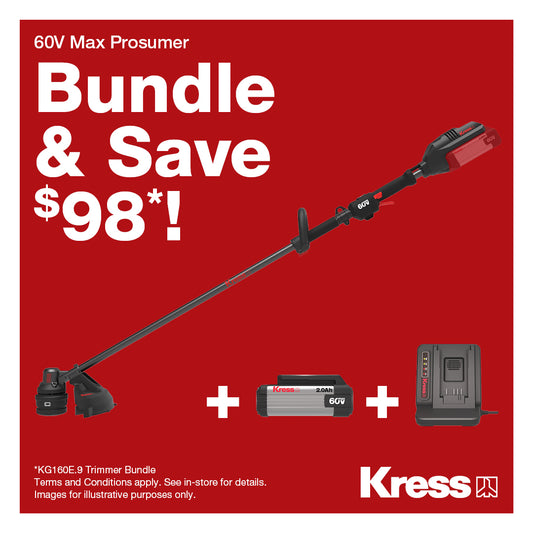 Kress KG160 Linetrimmer Bundle and save