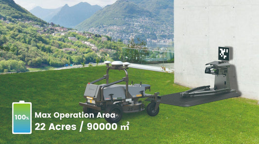 RM21 Commercial robot mower self charging