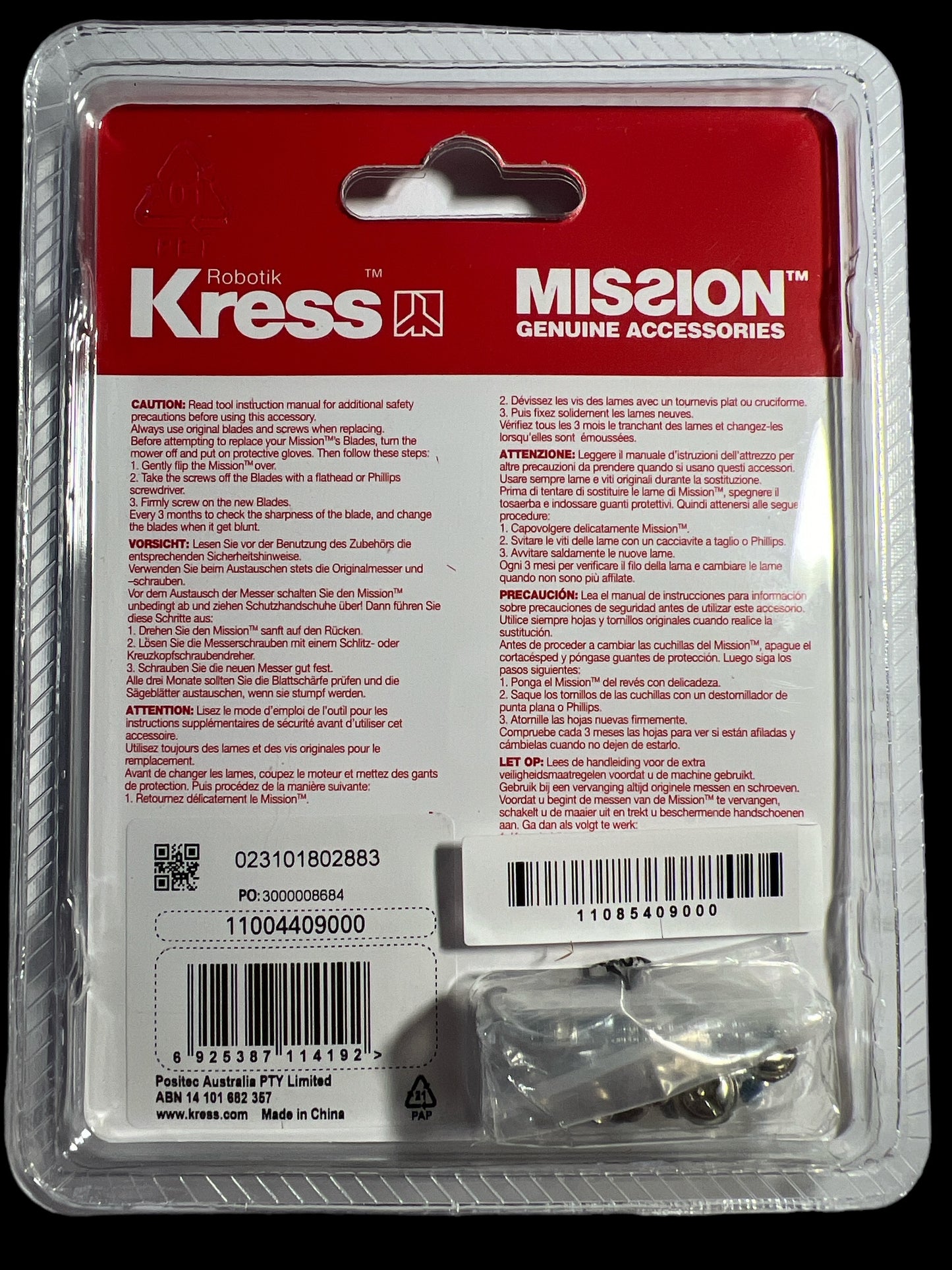 Kress KA0001 blades