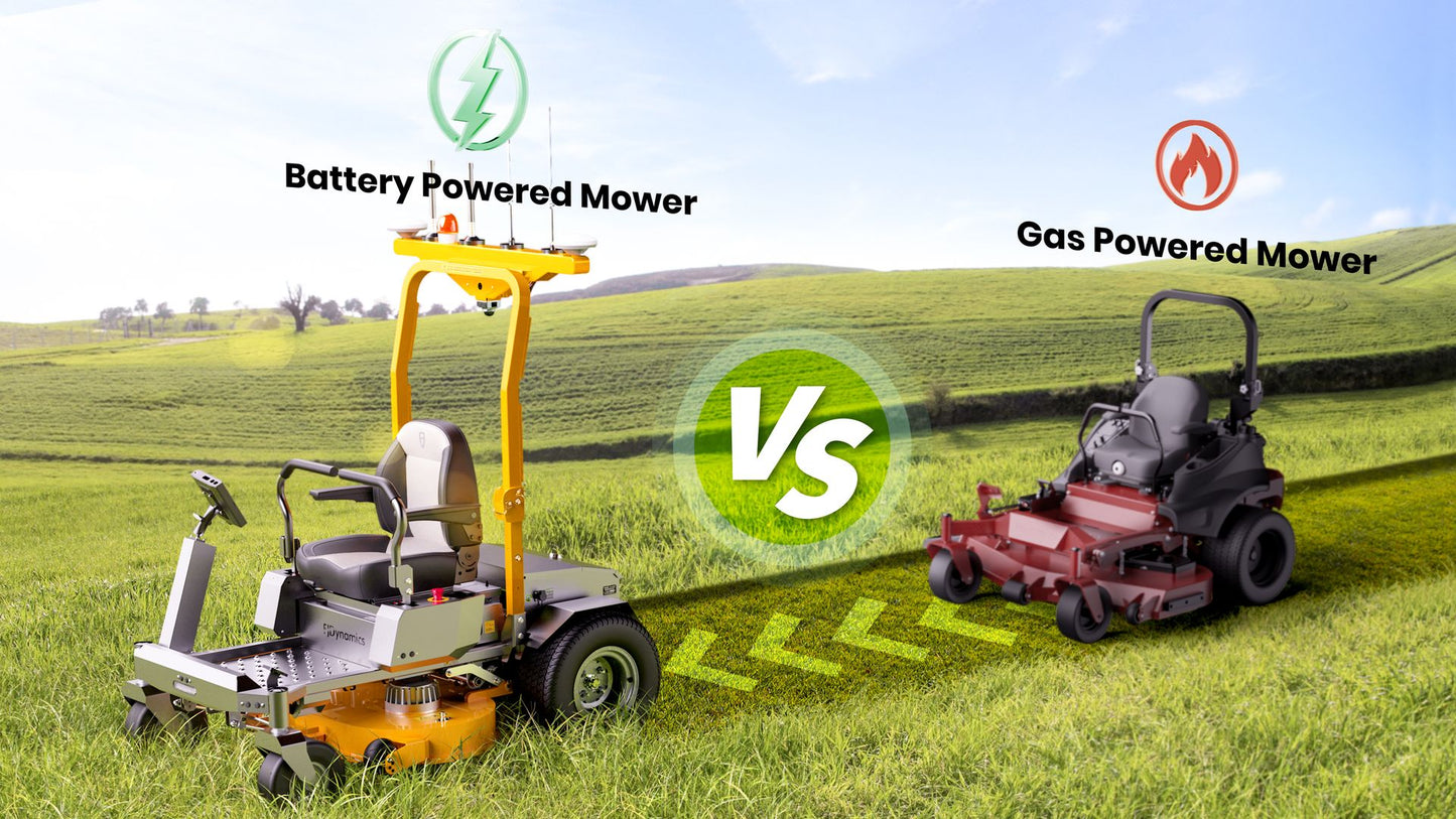 Battery mowers save money and time