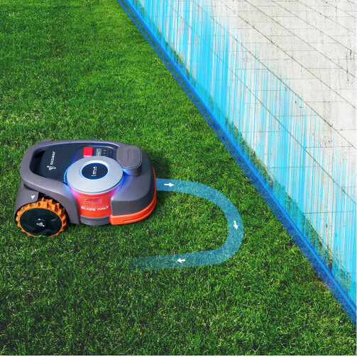 virtual perimeter no wire mower