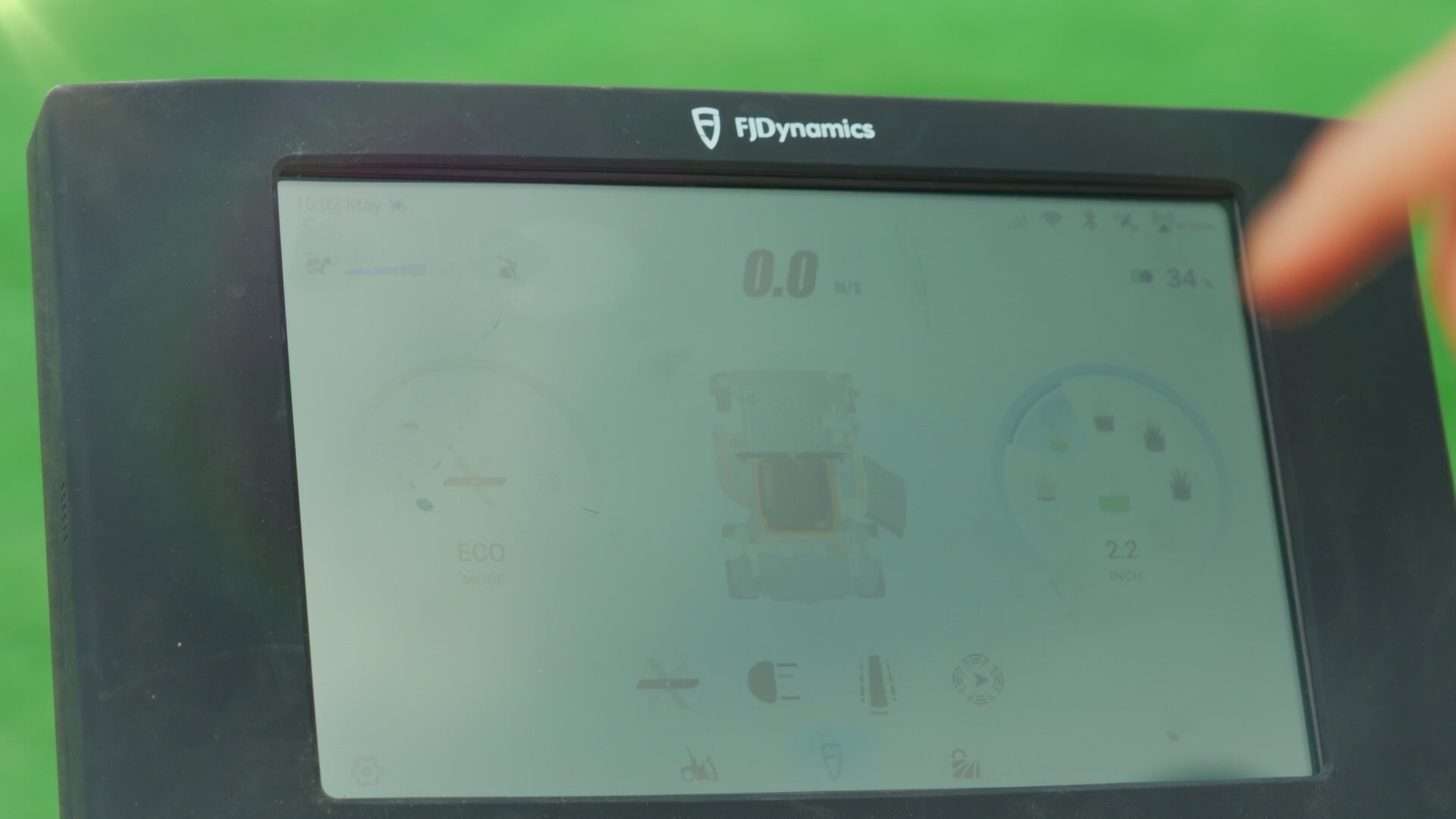 Easy settings adjustment robot mowers australia