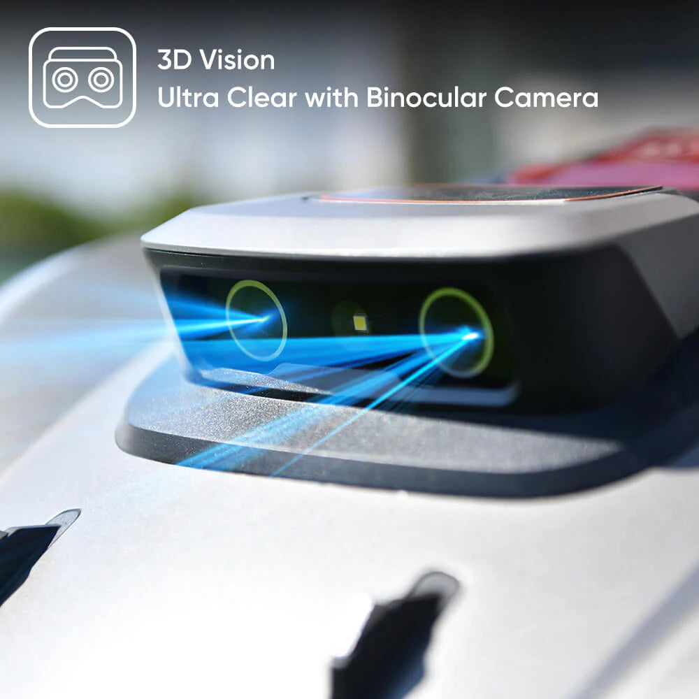 Smart vision robot mower