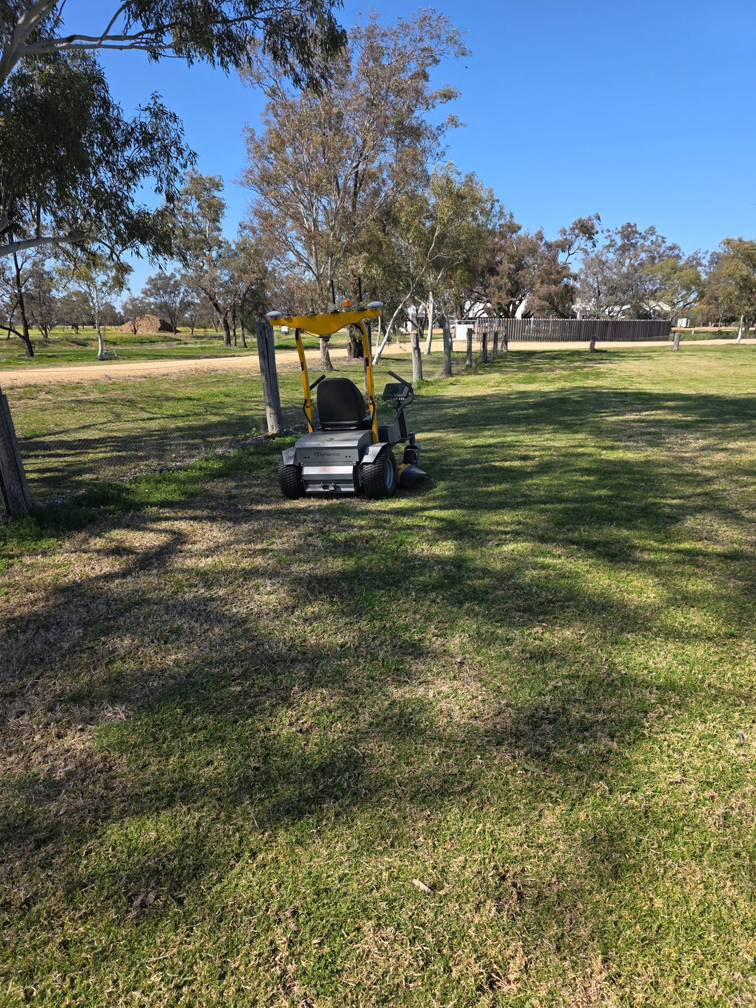 rural property robot mower 
