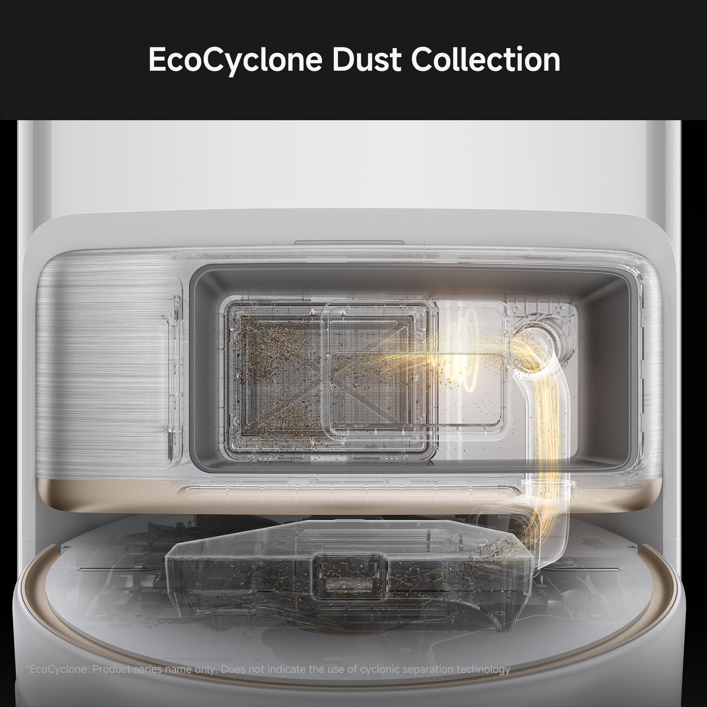 MOVA V70 Ultra – EcoCyclone Bagless Dust Tank for 100 Days Hands-Free Cleaning