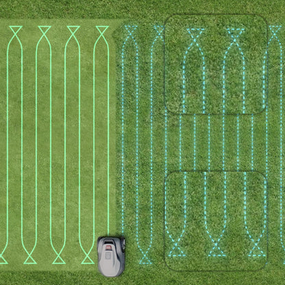 TerraMow V1000 robot mower with base station and garage