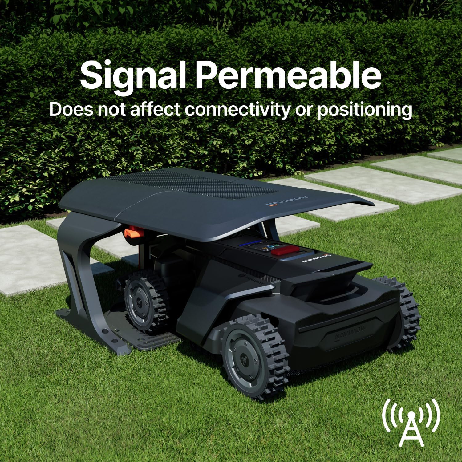 Segway Garage X – Signal Permeable Design, No Impact on Mower Connectivity
