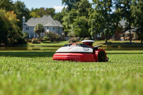 Robotic mowing saves you time