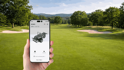 GolfMind app for the FJ Dynamics RCM01 – remote control, scheduling and live monitoring