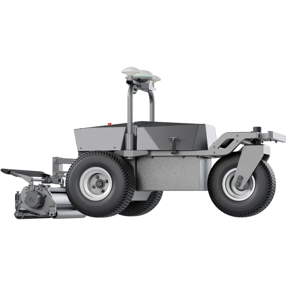 Cylinder mower robot 