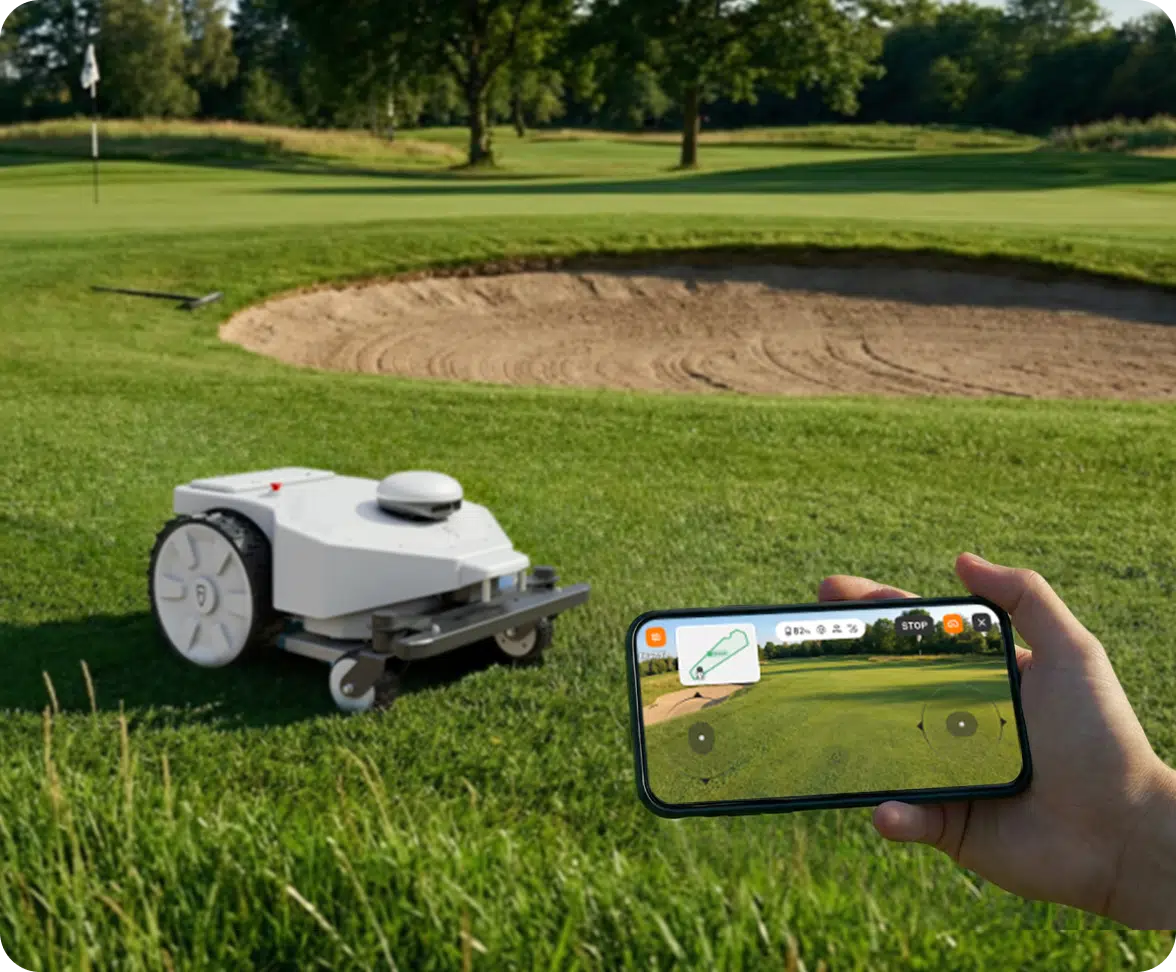 remote control robot mower 