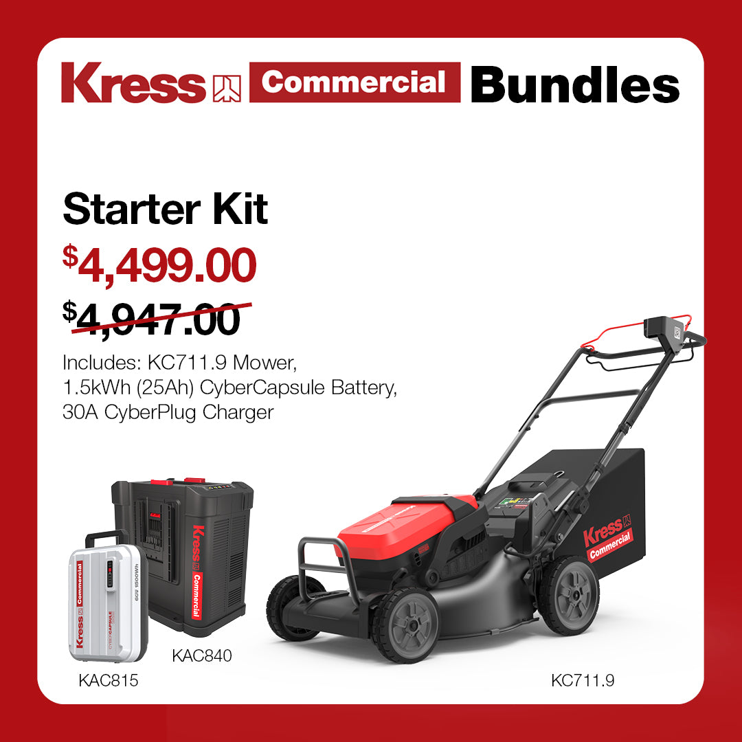 Kress KC711 Mower Starter Kit 