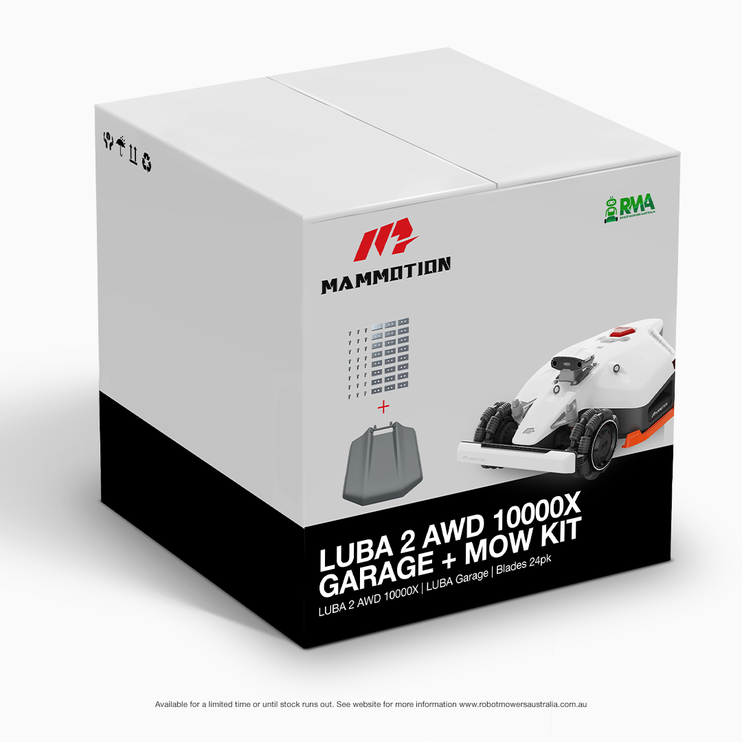 Luba 2 AWD 10000X Garage and mow kit