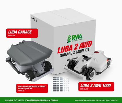 Mammotion LUBA 2 AWD 1000 Garage & Mow Kit