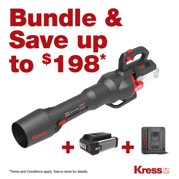 Kress KG560E Blower with KA3002 Battery & KA3714 Charger Bundle