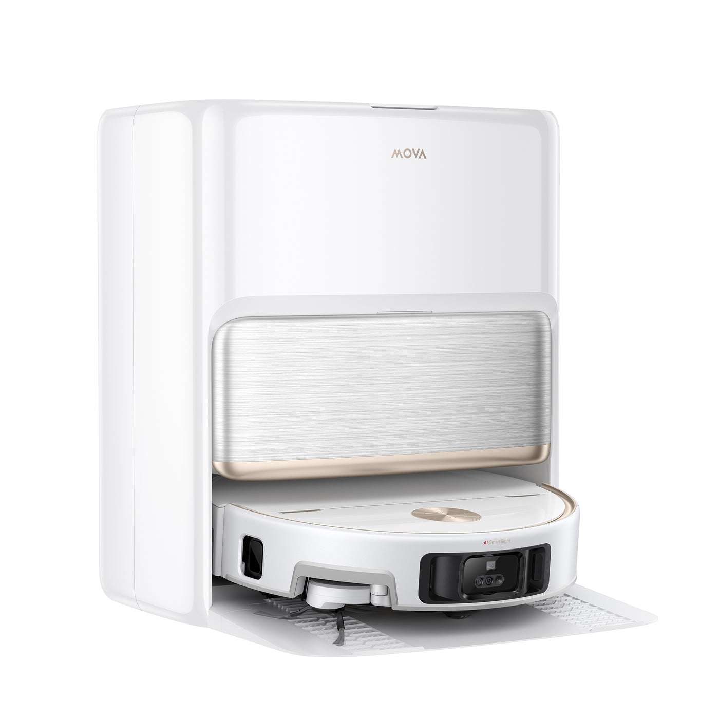 MOVA V70 Ultra Robot Vacuum – Top Angle Design View