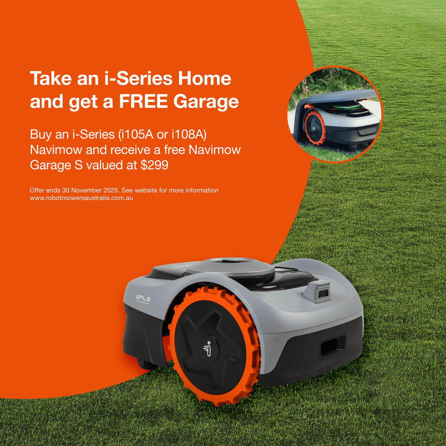 Free redemption offer - Segway Navimow Garage S for i Series