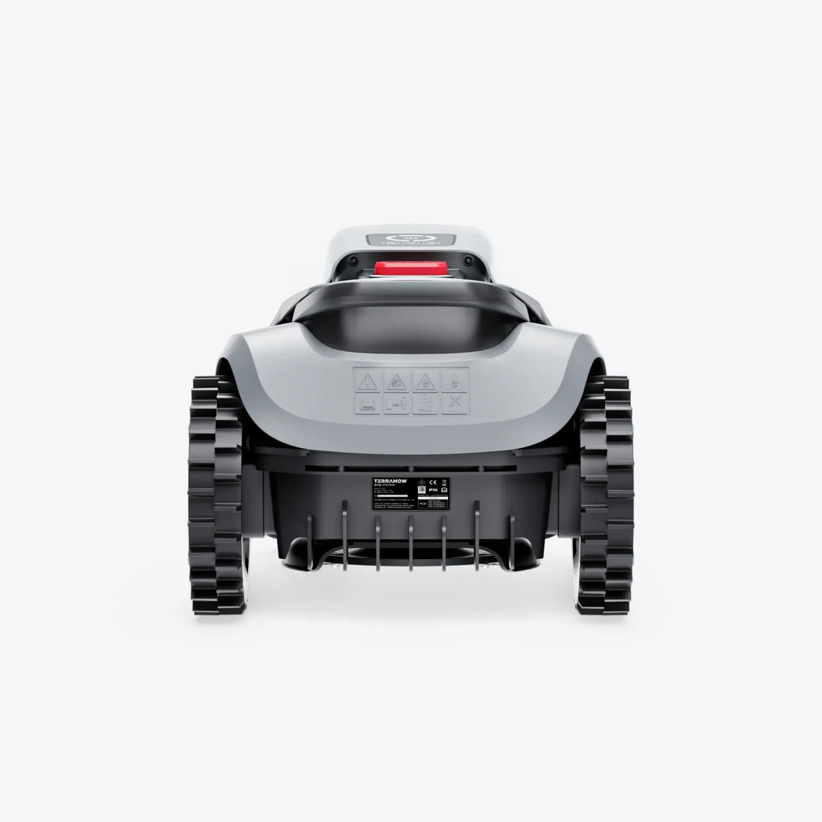 TerraMow V1000 wire-free robot lawn mower rear view