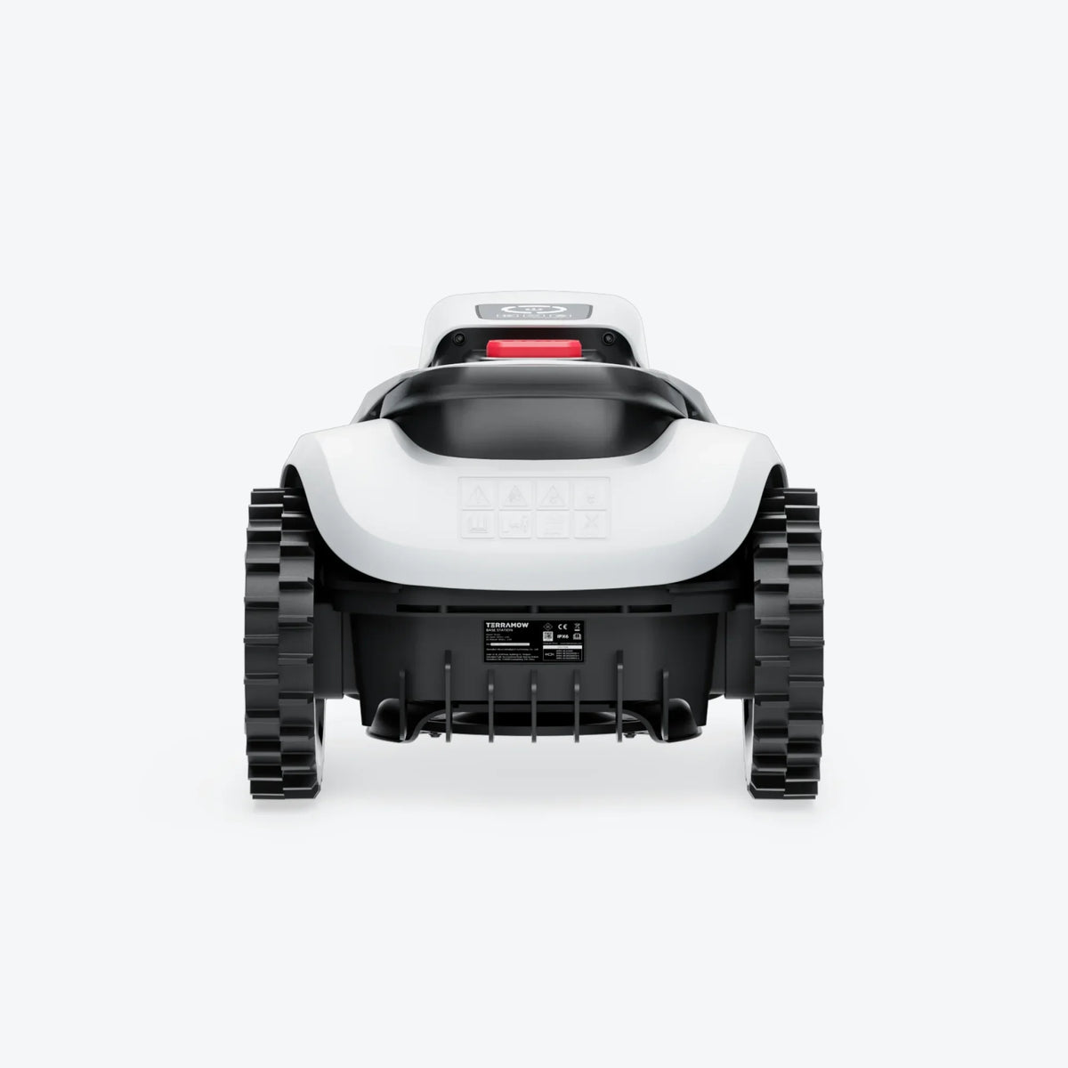 TerraMow V600 wire-free robot lawn mower rear view