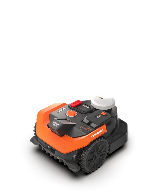 WORX Landroid Vision Cloud WR305EA 500m² robot lawn mower on lawn