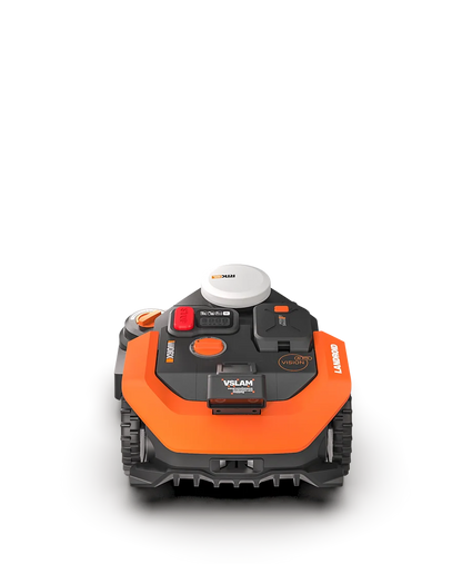 WORX Landroid Vision Cloud WR308EA robot mower with Cut to Zero fitted