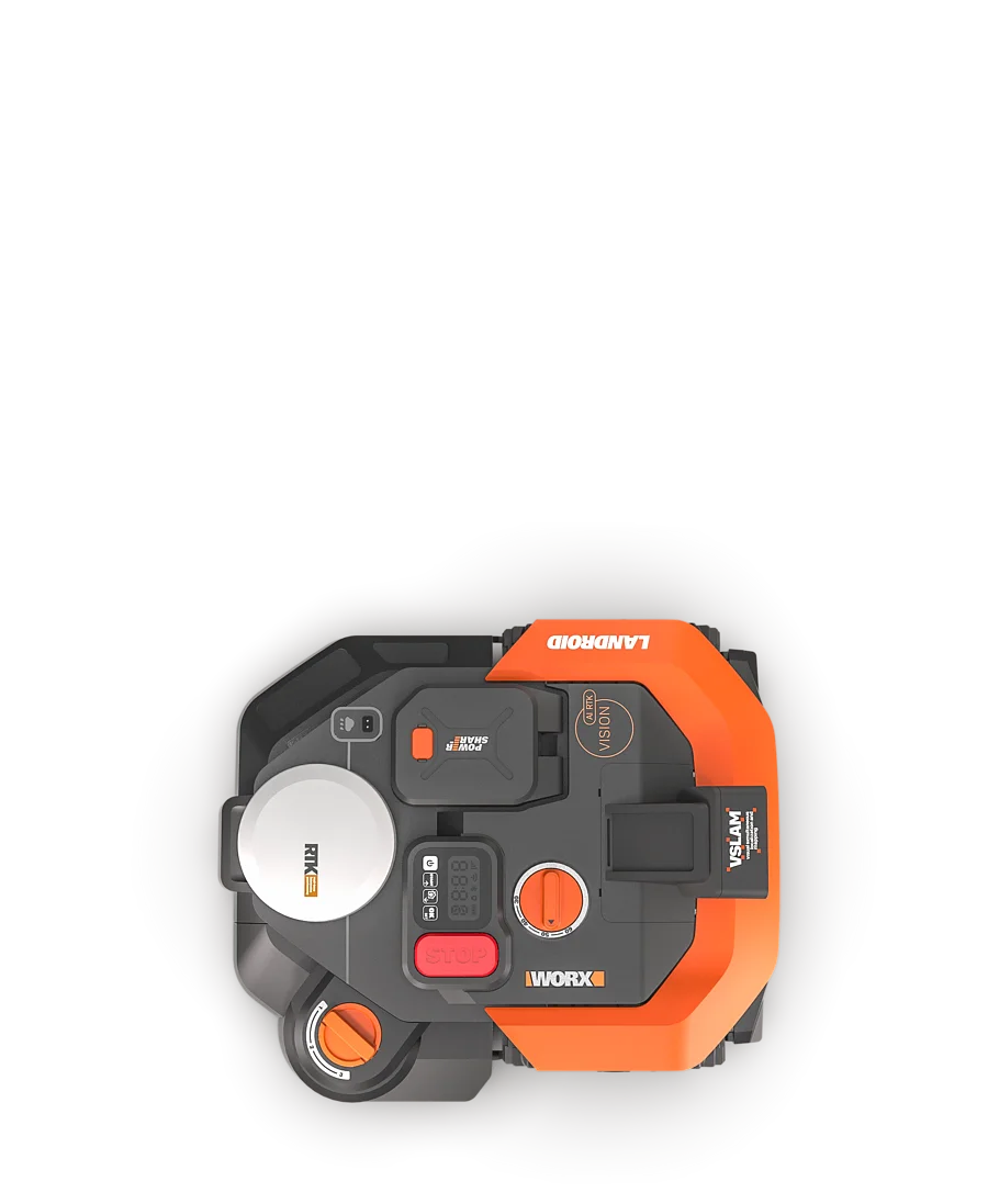 WORX Landroid Vision Cloud WR308EA 800m² robot lawn mower charging station