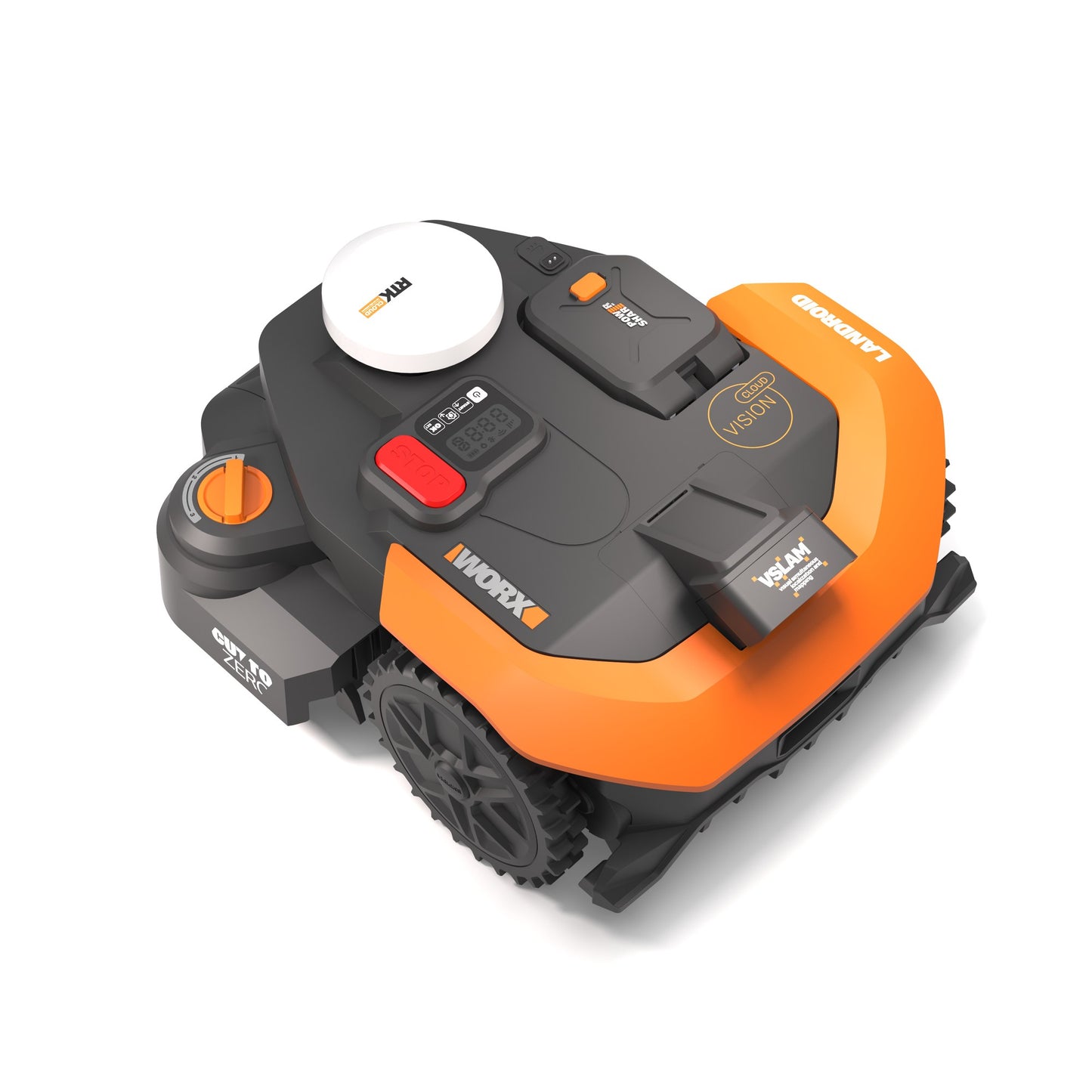 WORX Landroid Vision Cloud WR318EA 1800m² robot mower – top view