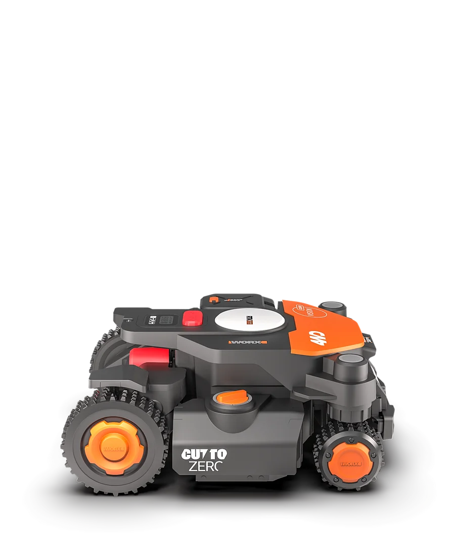WORX Landroid Vision Cloud 4WD WR344EA robot mower side view