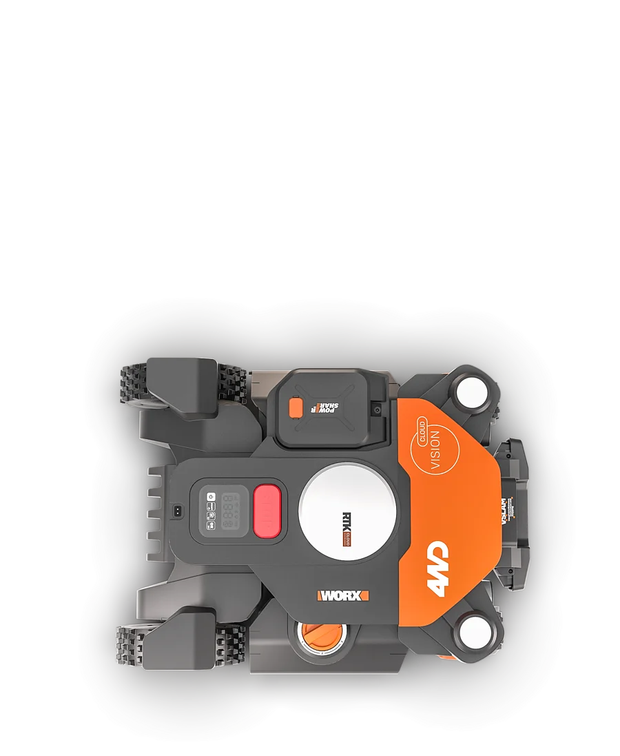 WORX Landroid Vision Cloud 4WD WR344EA robot mower charging station