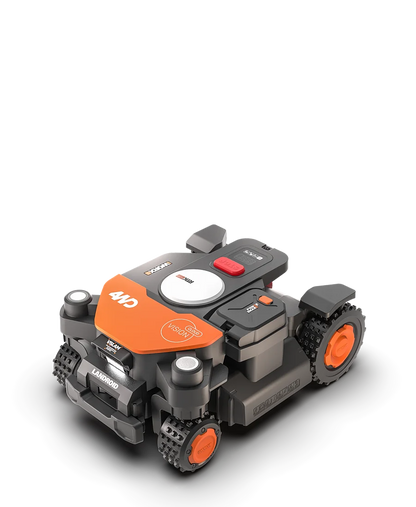 WORX Landroid Vision Cloud 4WD WR344EA 4000m² robot lawn mower on slope