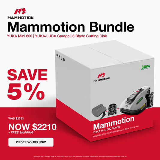 Mammotion Yuka Mini 800 Garage & Mow Kit