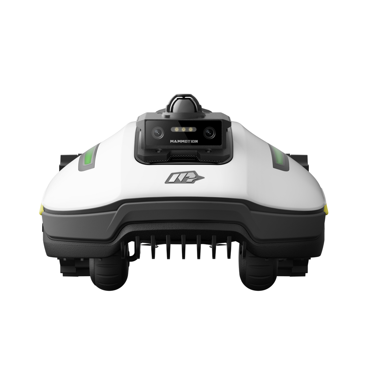 Mammotion YUKA mini 2 1000 front view with dual AI vision cameras