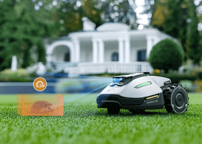 Mammotion YUKA mini 600 White – AI Object Identification and Avoidance on the Lawn