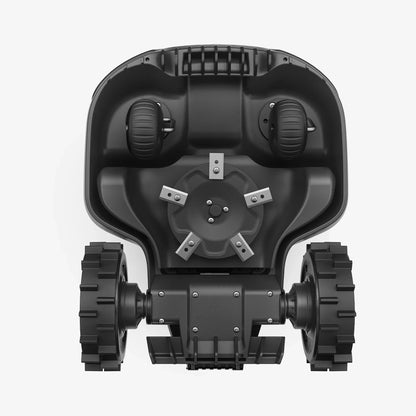 Mammotion YUKA mini 600 Underside – Single Cutting Disc with 5 Pivoting Blades