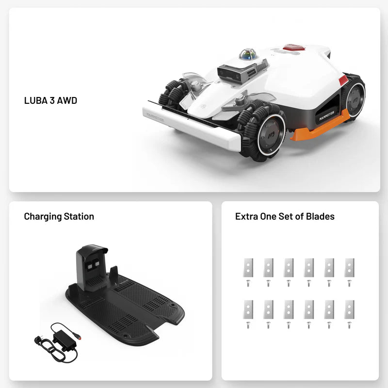 Luba 3 AWD 5000 robotic lawn mower kit