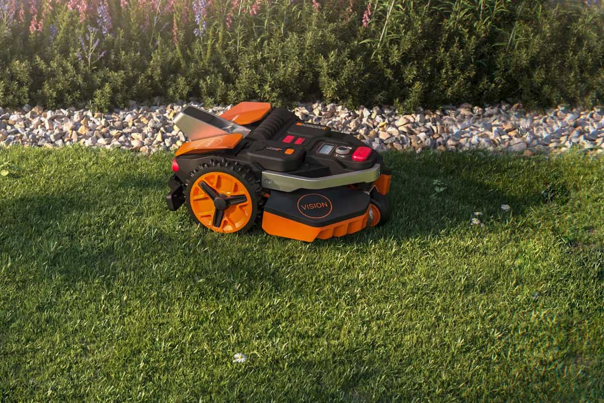 WORX LANDROID® Vision 1300m² Robot Lawn Mower - WR213E - L1300 – Robot  Mowers Australia