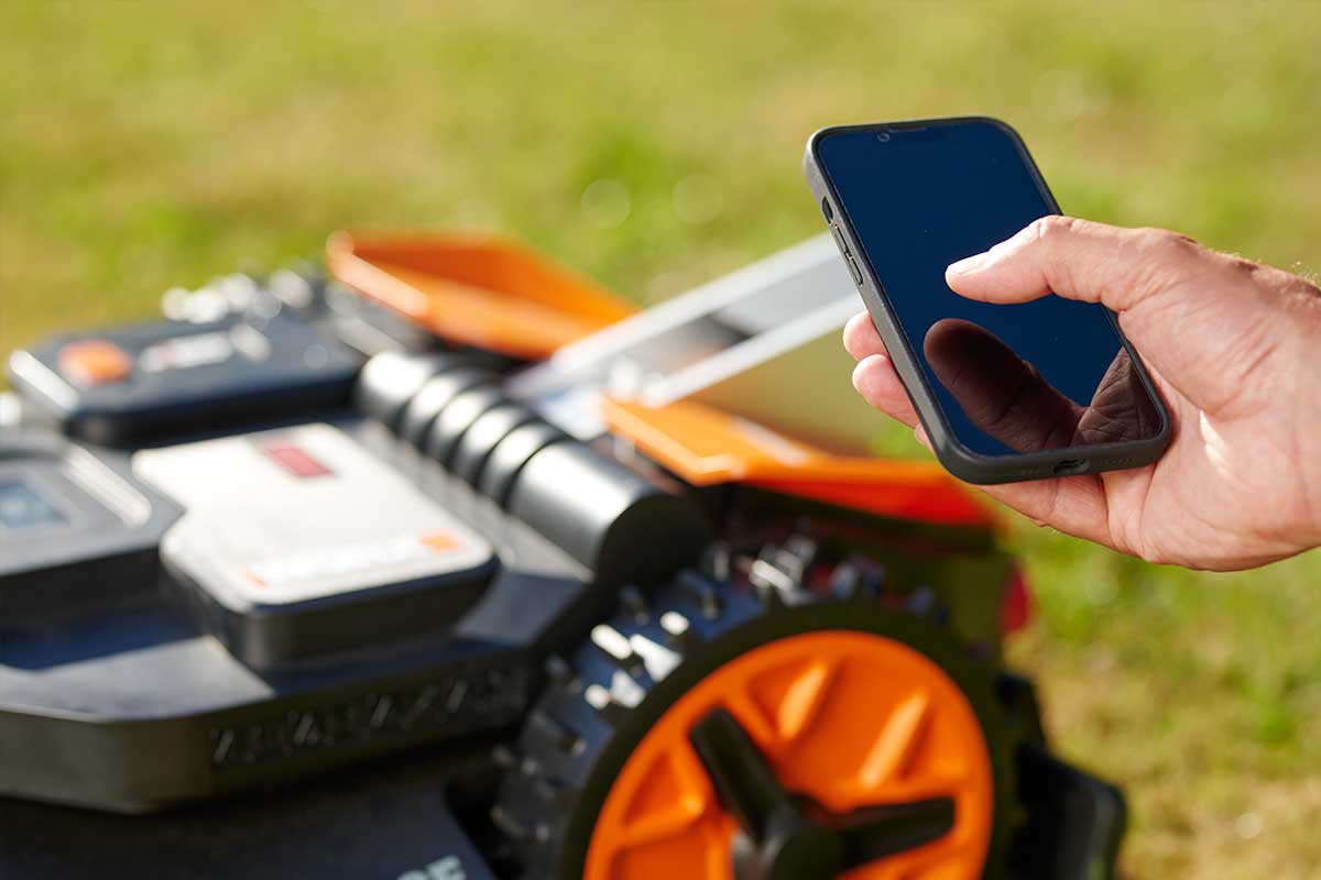 WORX LANDROID® Vision 1300m² Robot Lawn Mower - WR213E - L1300 – Robot  Mowers Australia