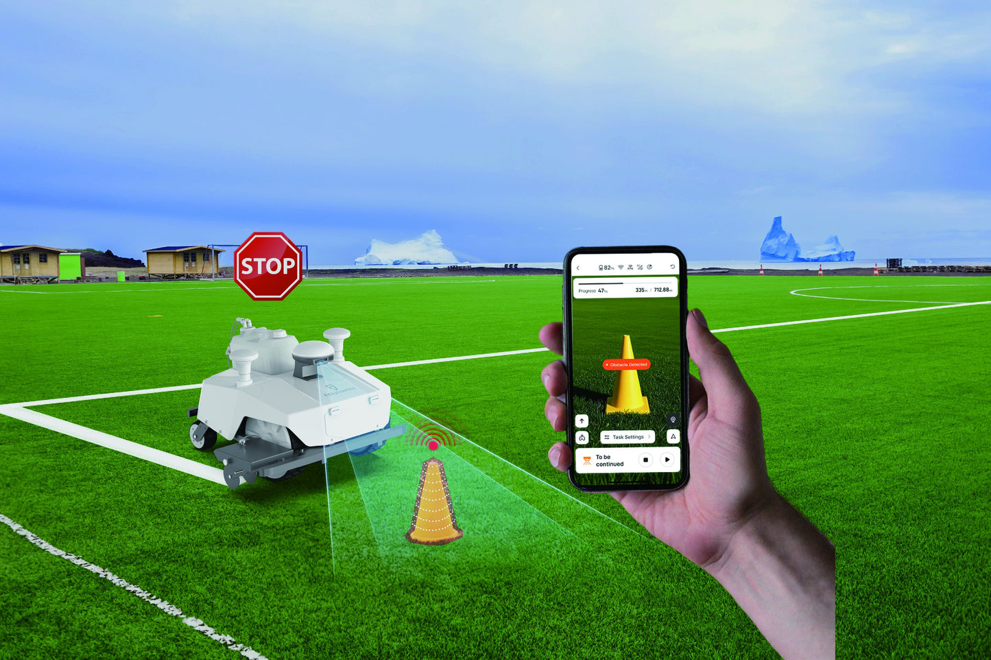 FJD RLM01 Robotic line marker obstacle avoidance