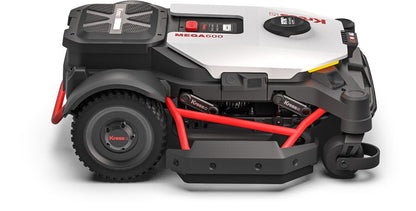 Kress KR238E MEGA 600 robotic mower on white background — front view
