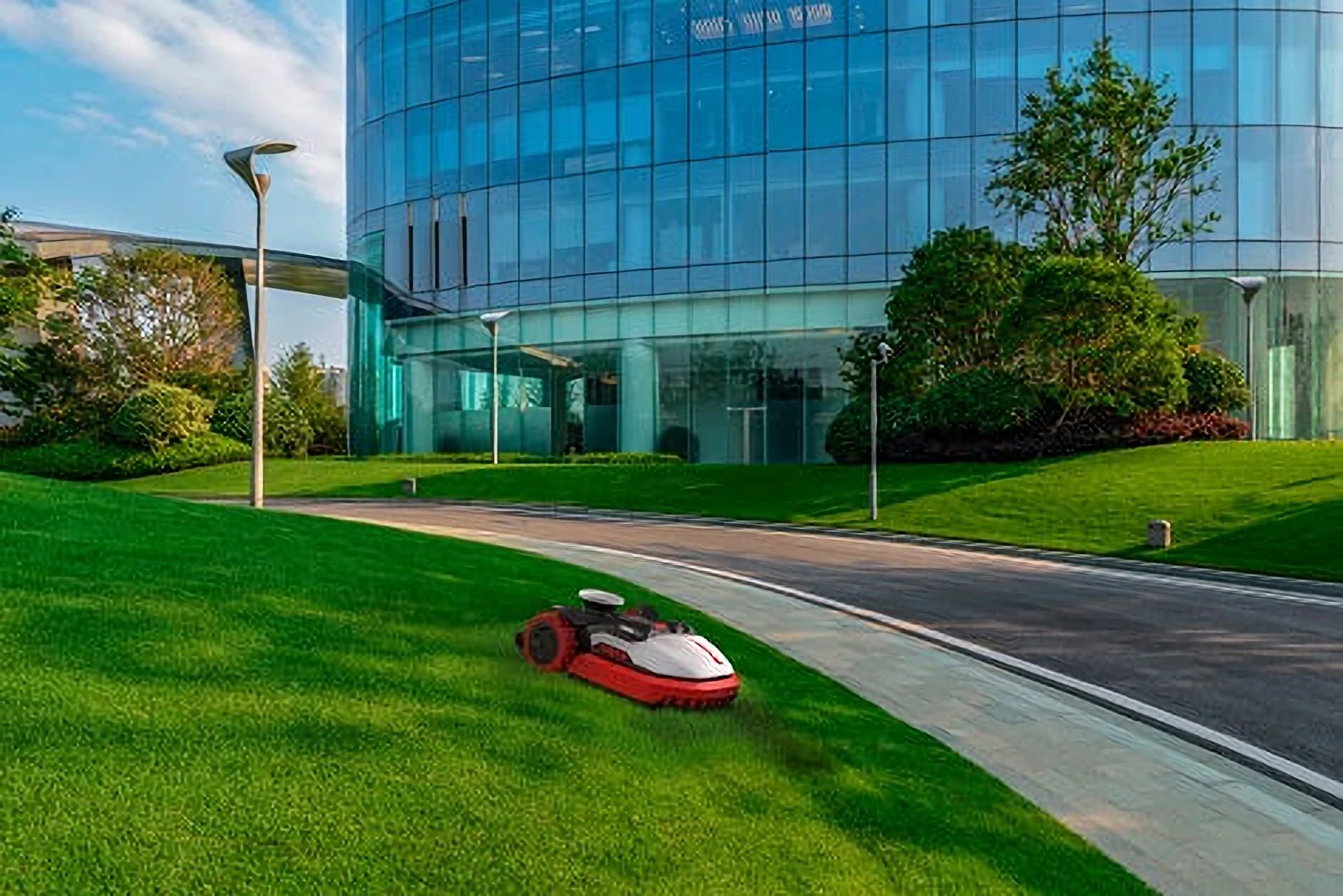 Commercial robot mower 