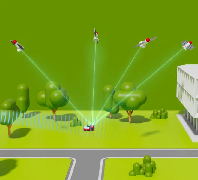 centimetre level positioning accuracy