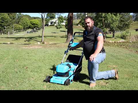 Bushranger® 36V9501 36V Battery Powered 16" Lawn Mower review video on YouTube