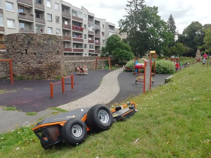 remote control commercial lawn mower 