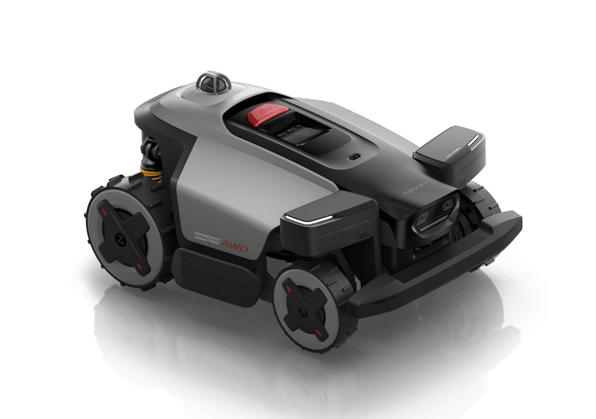 Roborock RockMow Z120 LiDAR Robotic Lawn Mower – Front Angle View
